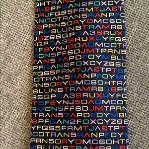 International Spy Museum Secret Encrypted Code Silk Neck Tie